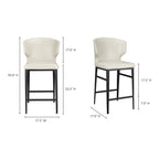 Delaney Counter Stool Beige