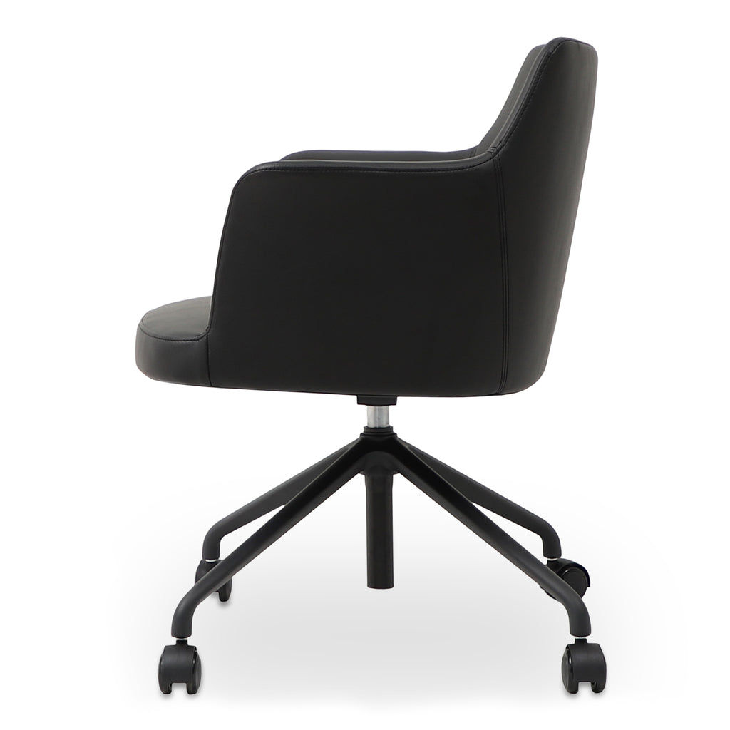 Morris Office Chair PVC Black