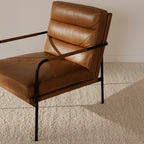Verlaine Armchair Chestnut Brown