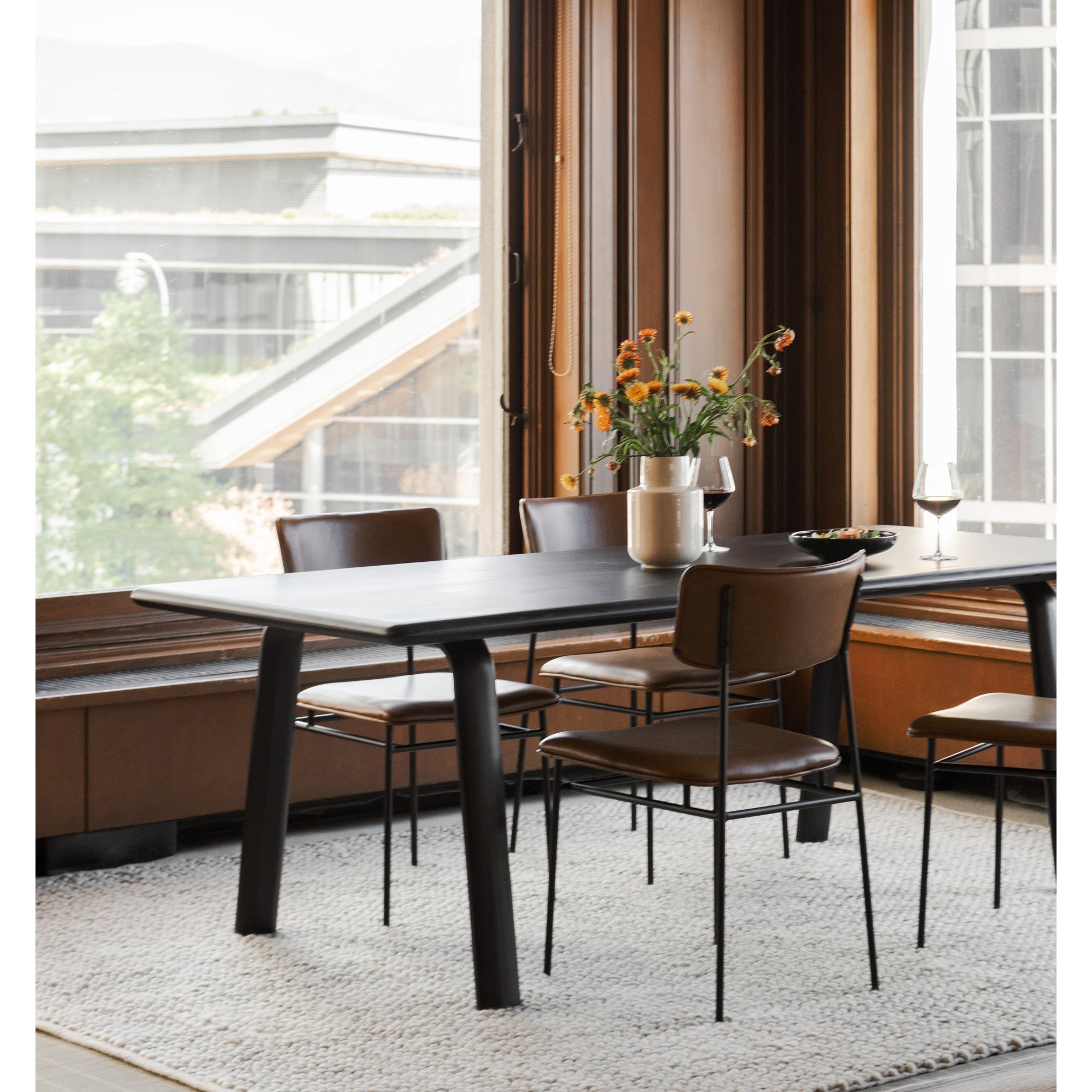 Sailor Dining Chair Brown - Set Of Two