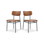 Sailor Dining Chair Brown - Set Of Two