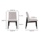 Charlie Dining Chair Beige– Set Of Two