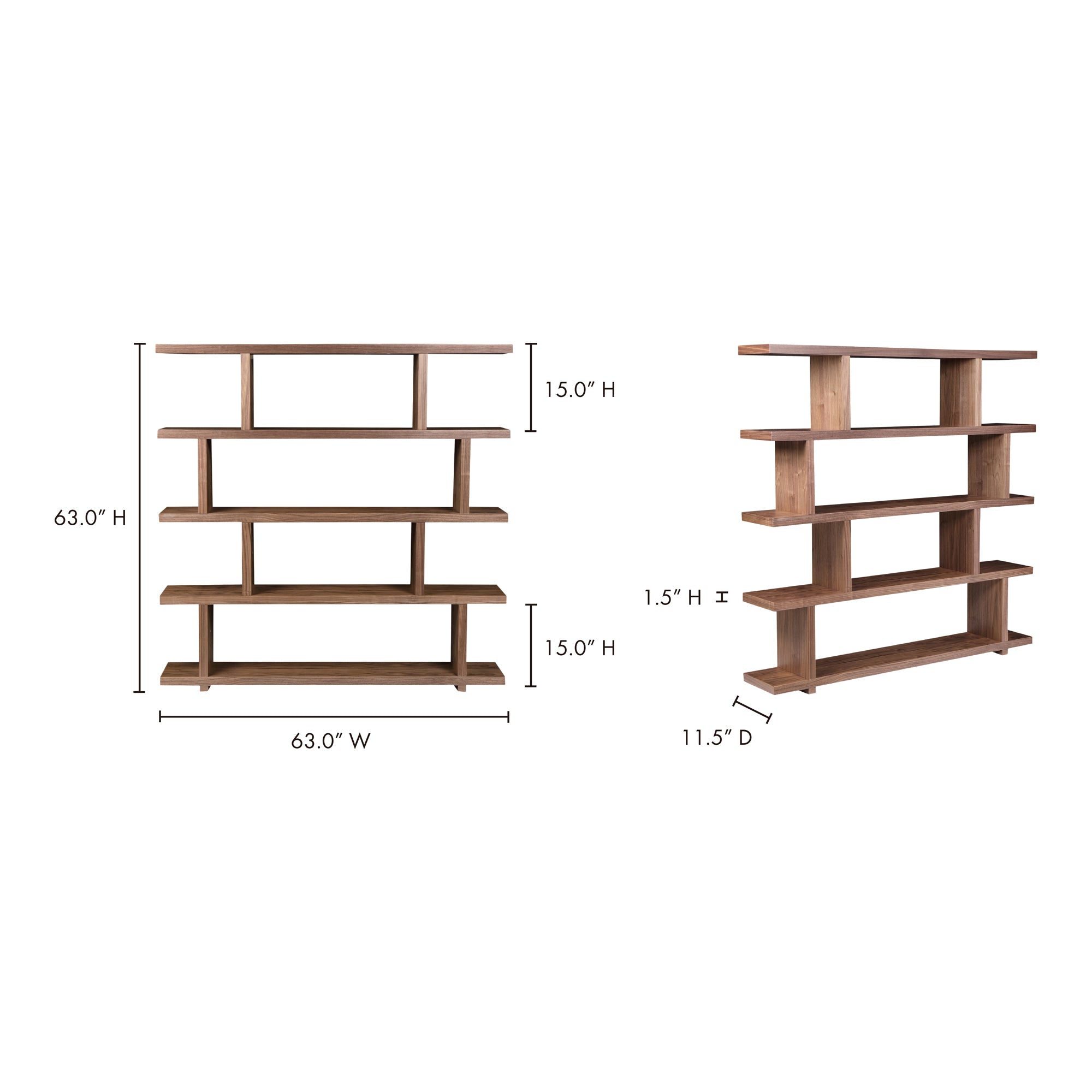 Miri Large Shelf Walnut