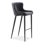 Etta Counter Stool Dark Grey