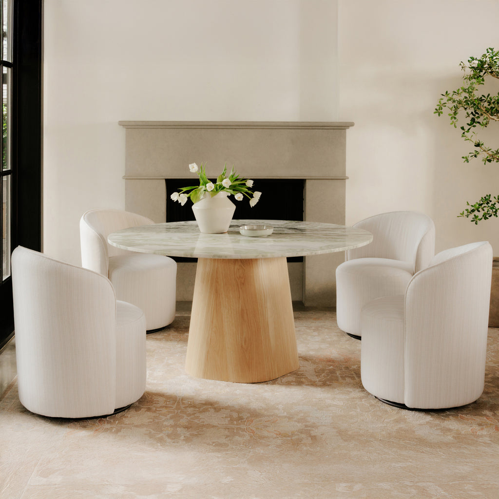 Evelyn Dining Table Onyx Marble