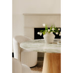 Evelyn Dining Table Onyx Marble