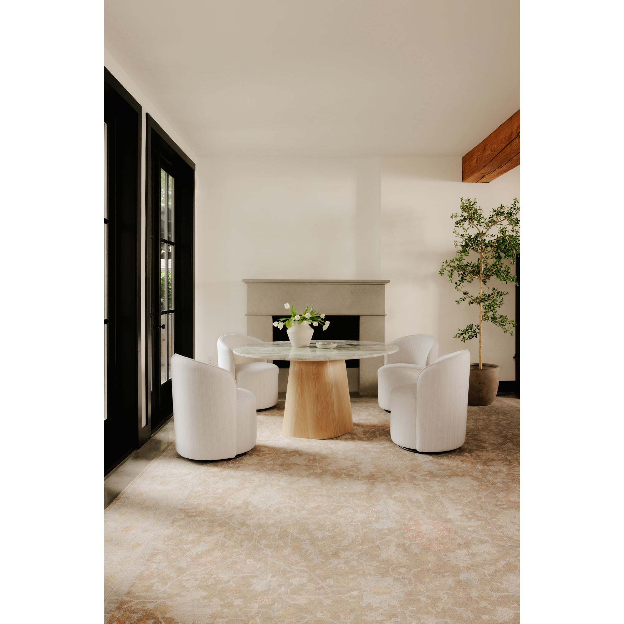 Evelyn Dining Table Onyx Marble