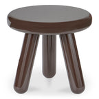 Joy Accent Table Dark Brown Lacquer