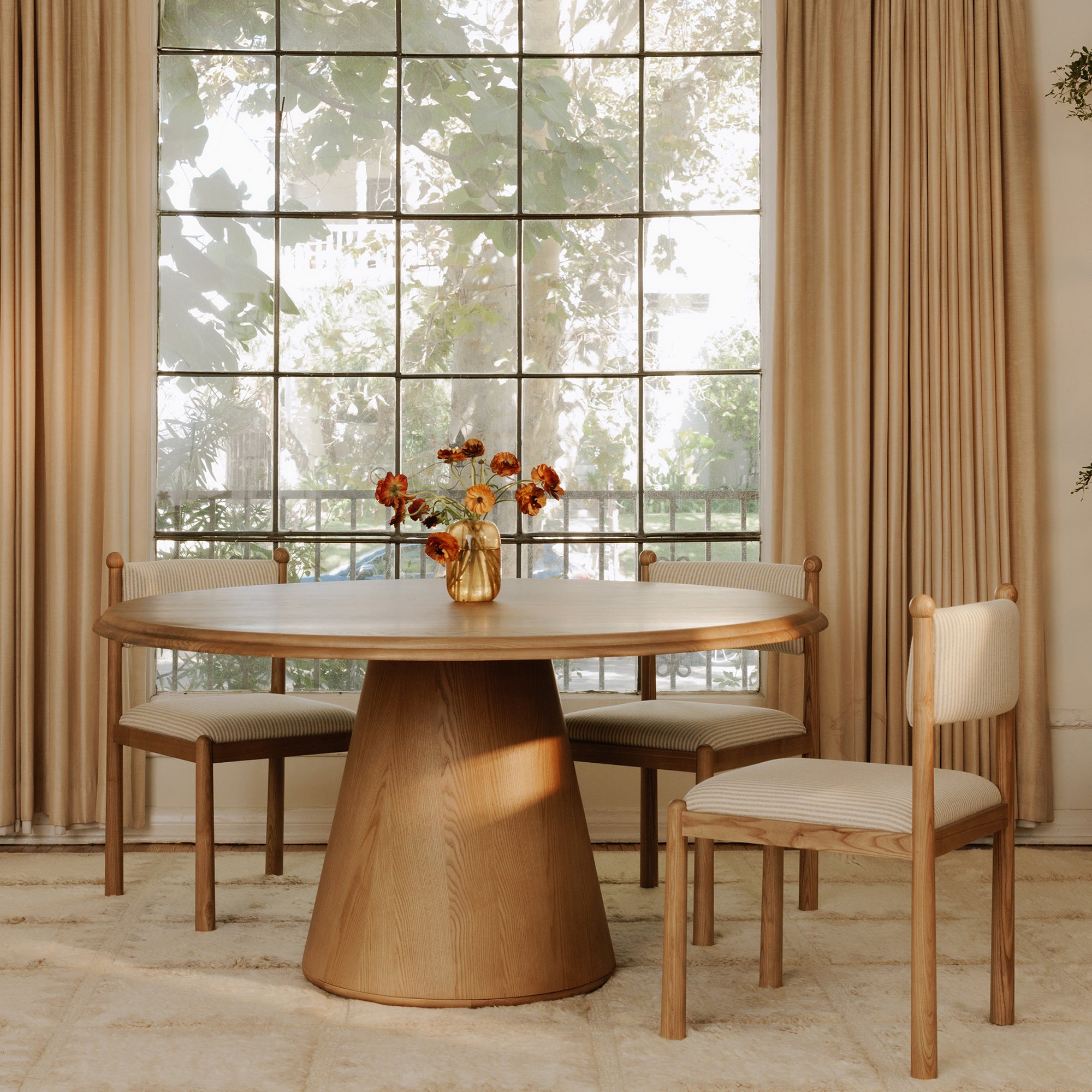 Villetta Dining Chair Stripe - Set Of Two