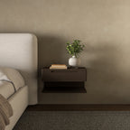 Jonah Floating Nightstand Dark Brown