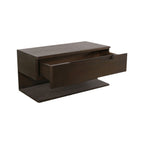 Jonah Floating Nightstand Dark Brown