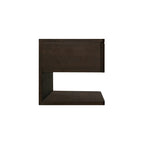 Jonah Floating Nightstand Dark Brown