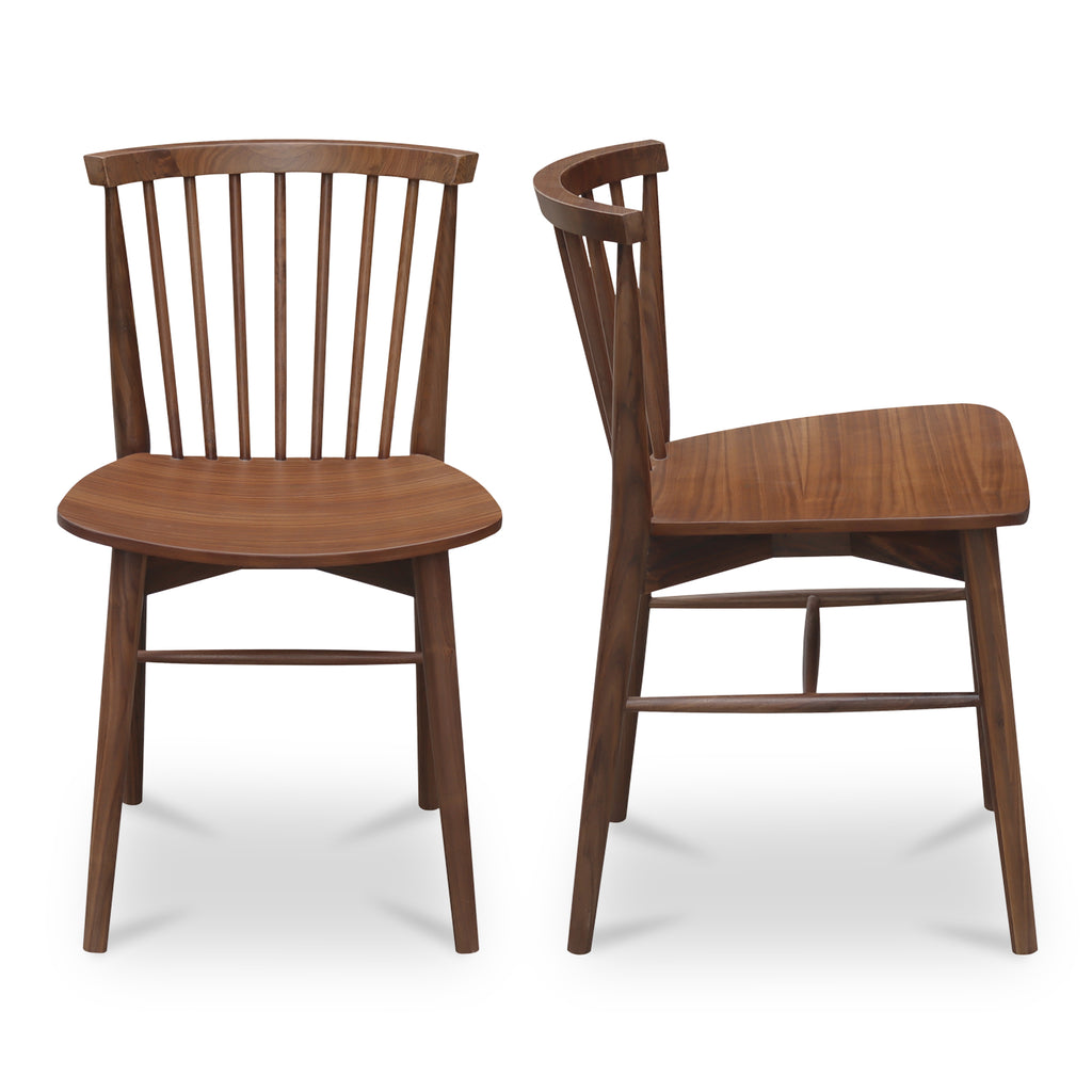 Marley Dining Chair Walnut-Set of Two