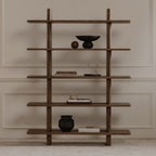 Casey Large Bookcase Dark Brown