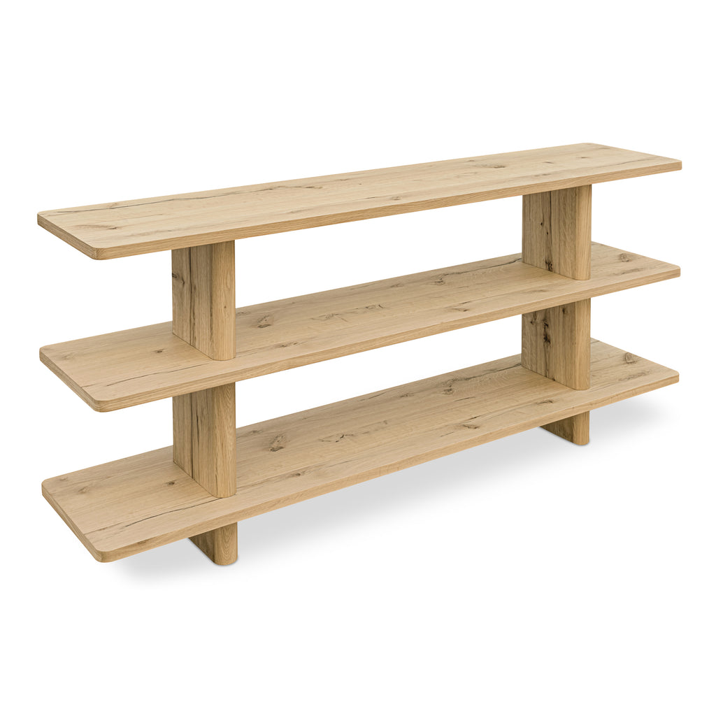 Casey Small Bookcase Rustic Oak