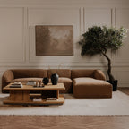 Casey Large Coffee Table Rustic Oak