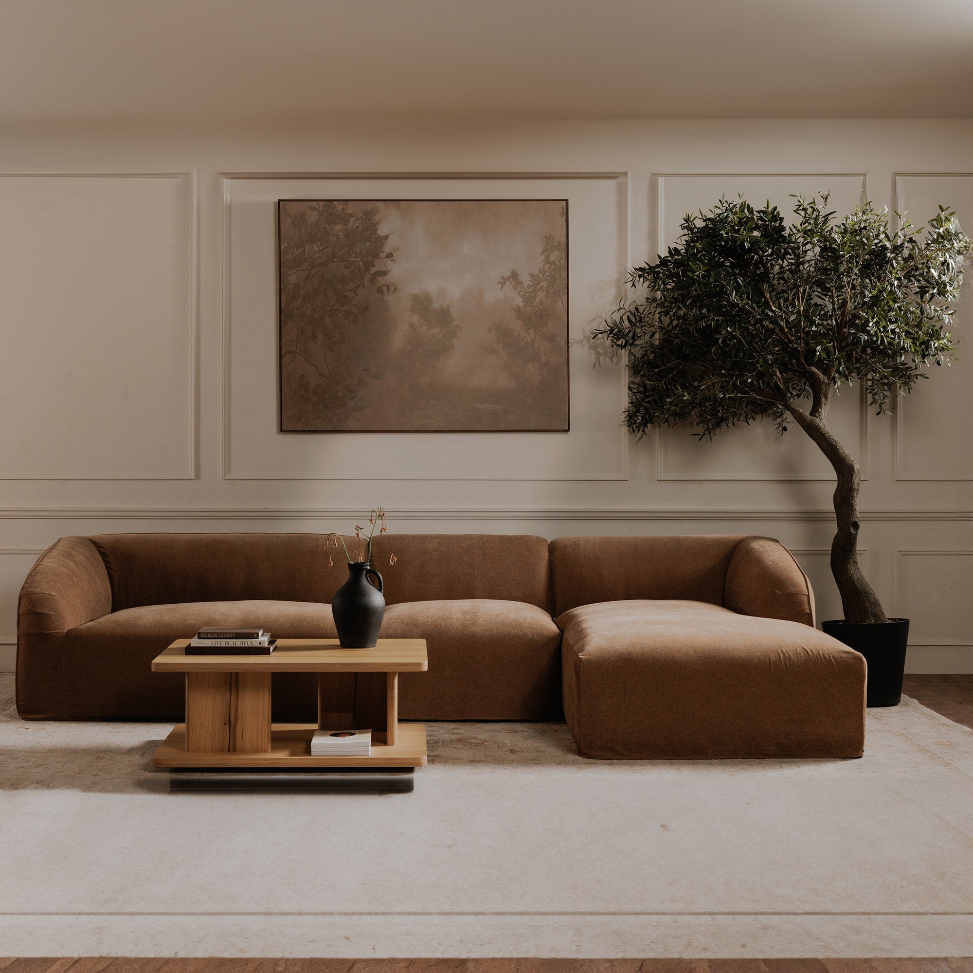 Casey Small Coffee Table Rustic Oak