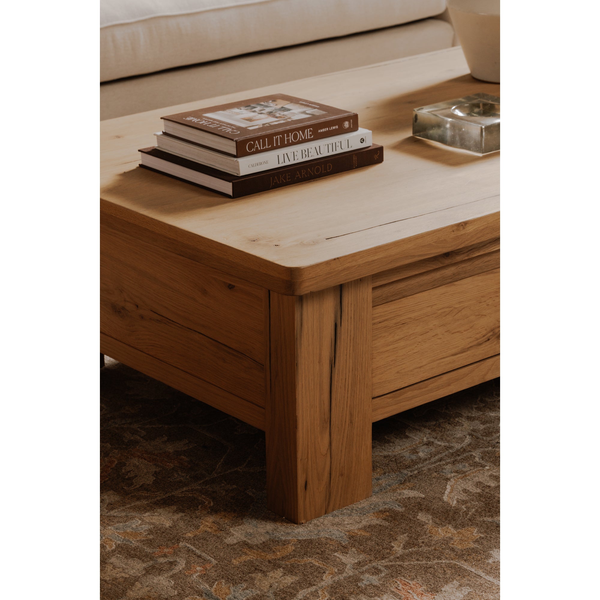 Graham Storage Coffee Table Rustic Oak