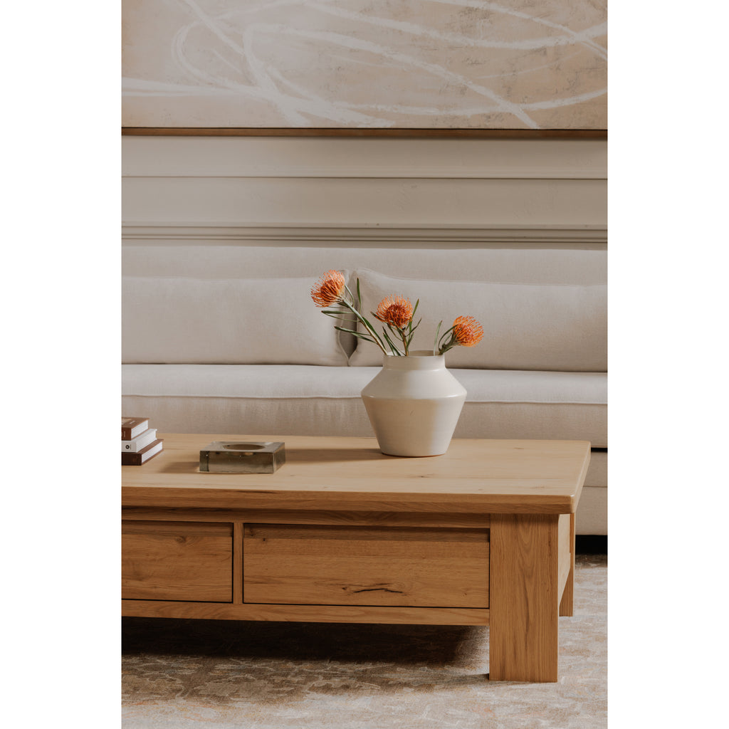 Graham Storage Coffee Table Rustic Oak