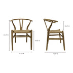 Ventana Dining Chair Natural - Set Of Two