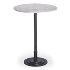 Tori Outdoor Bar Table White Marble