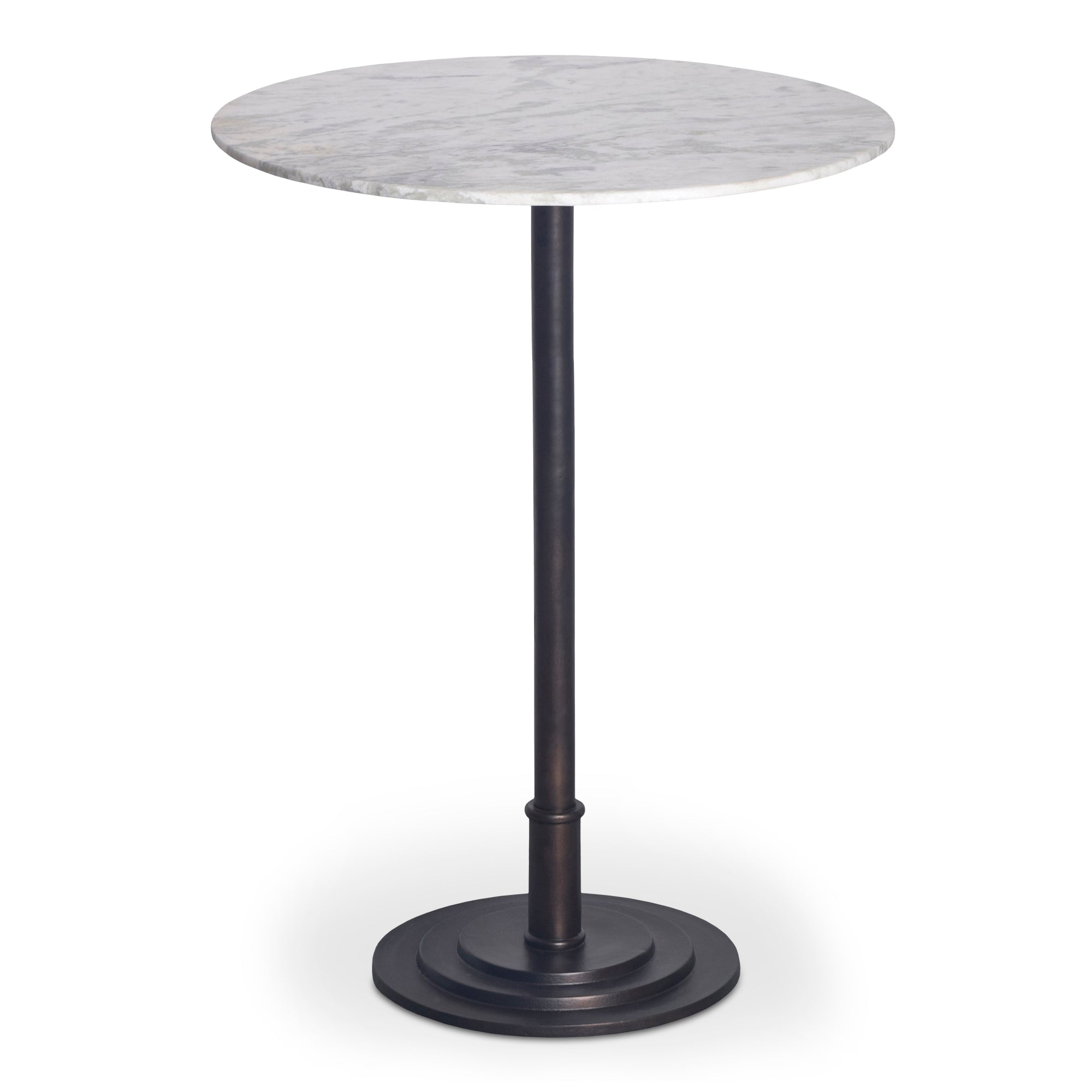 Tori Outdoor Bar Table White Marble