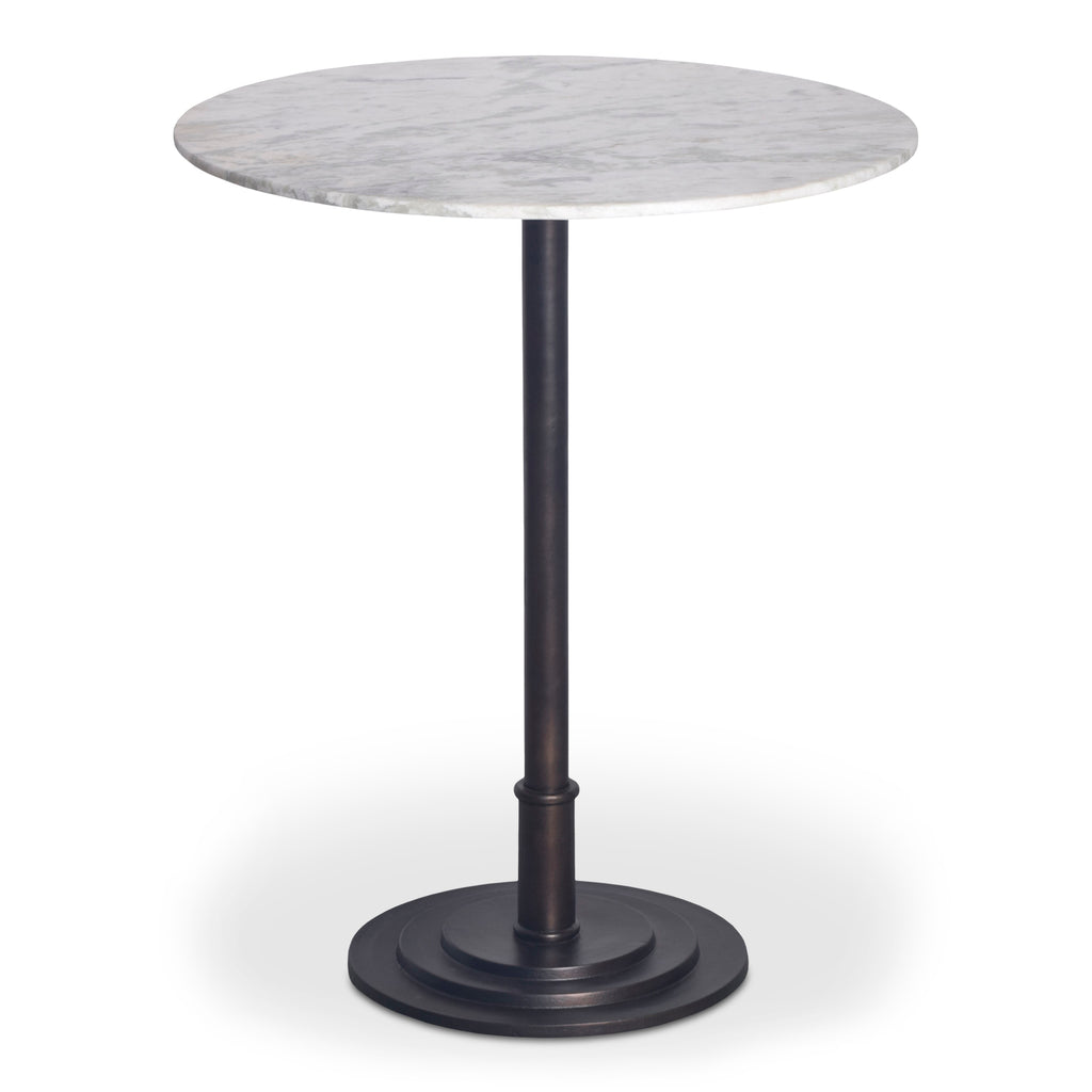Tori Outdoor Counter Table White Marble