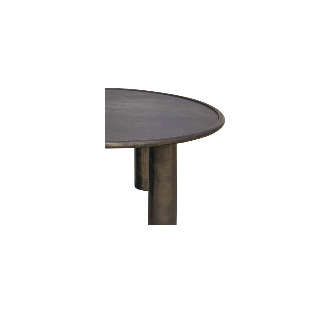 Deacon Outdoor Dining Table Deep Bronze