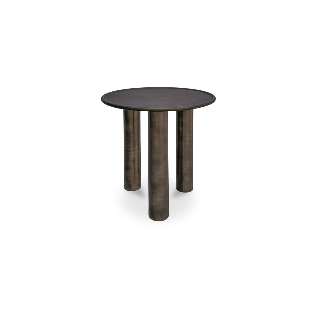 Deacon Outdoor Side Table Deep Bronze