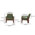 Parker Lounge Chair Green