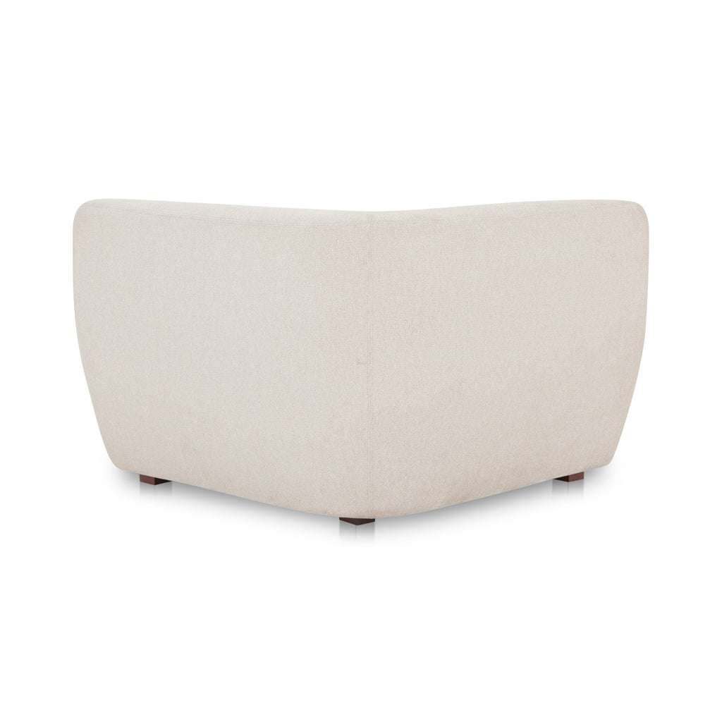 Amelia Corner Chair Warm White