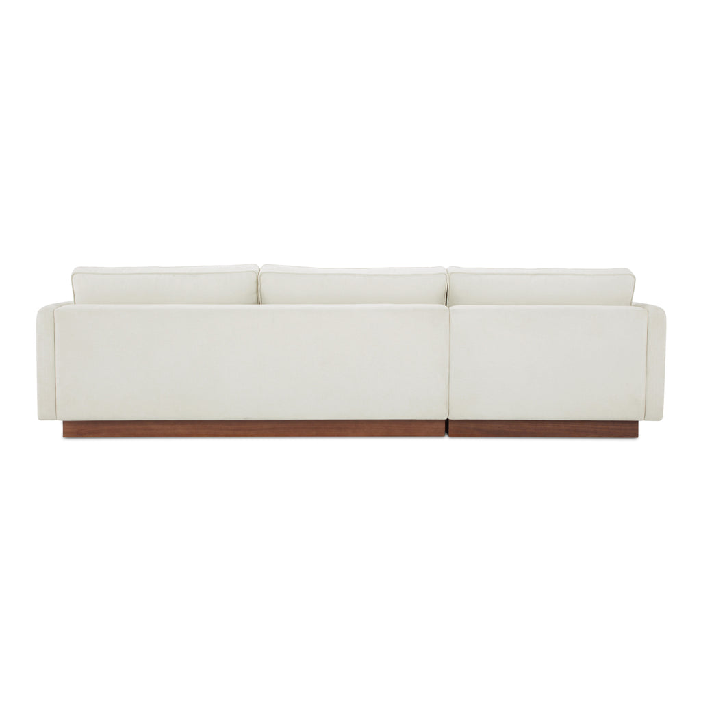 Vernon Left Sectional White
