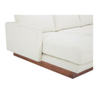 Vernon Left Sectional White