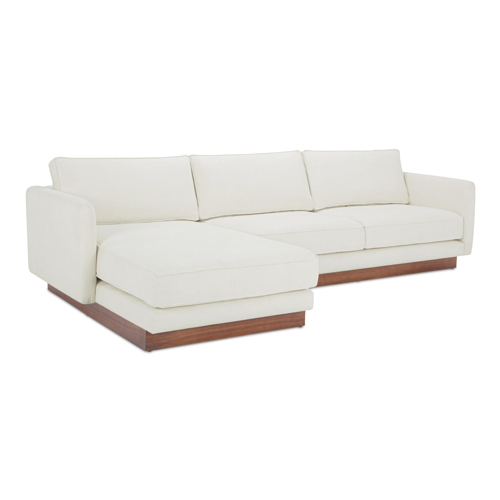 Vernon Left Sectional White