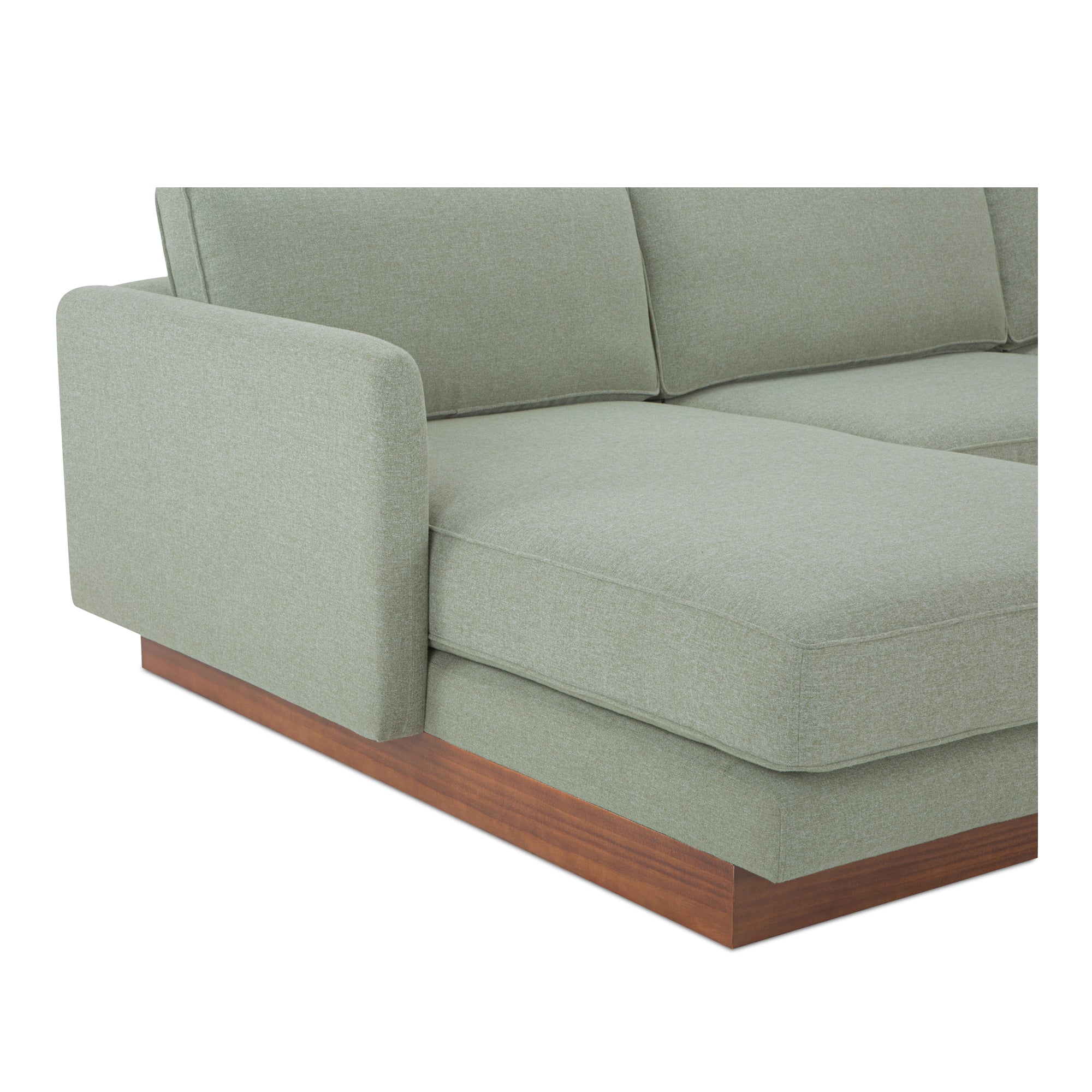 Vernon Left Sectional Sage