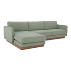 Vernon Left Sectional Sage