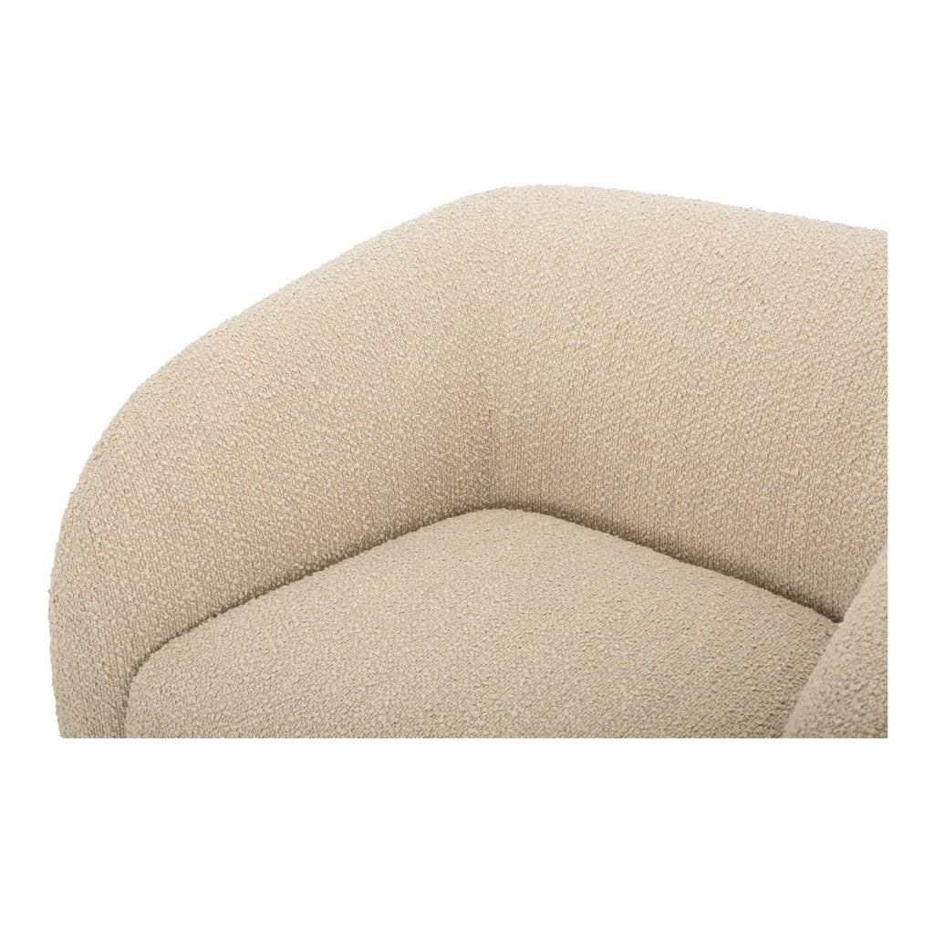 Faye Accent Chair Beige Boucle