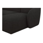Faye Right Sectional Black Boucle
