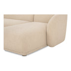 Faye Right Sectional Beige Boucle