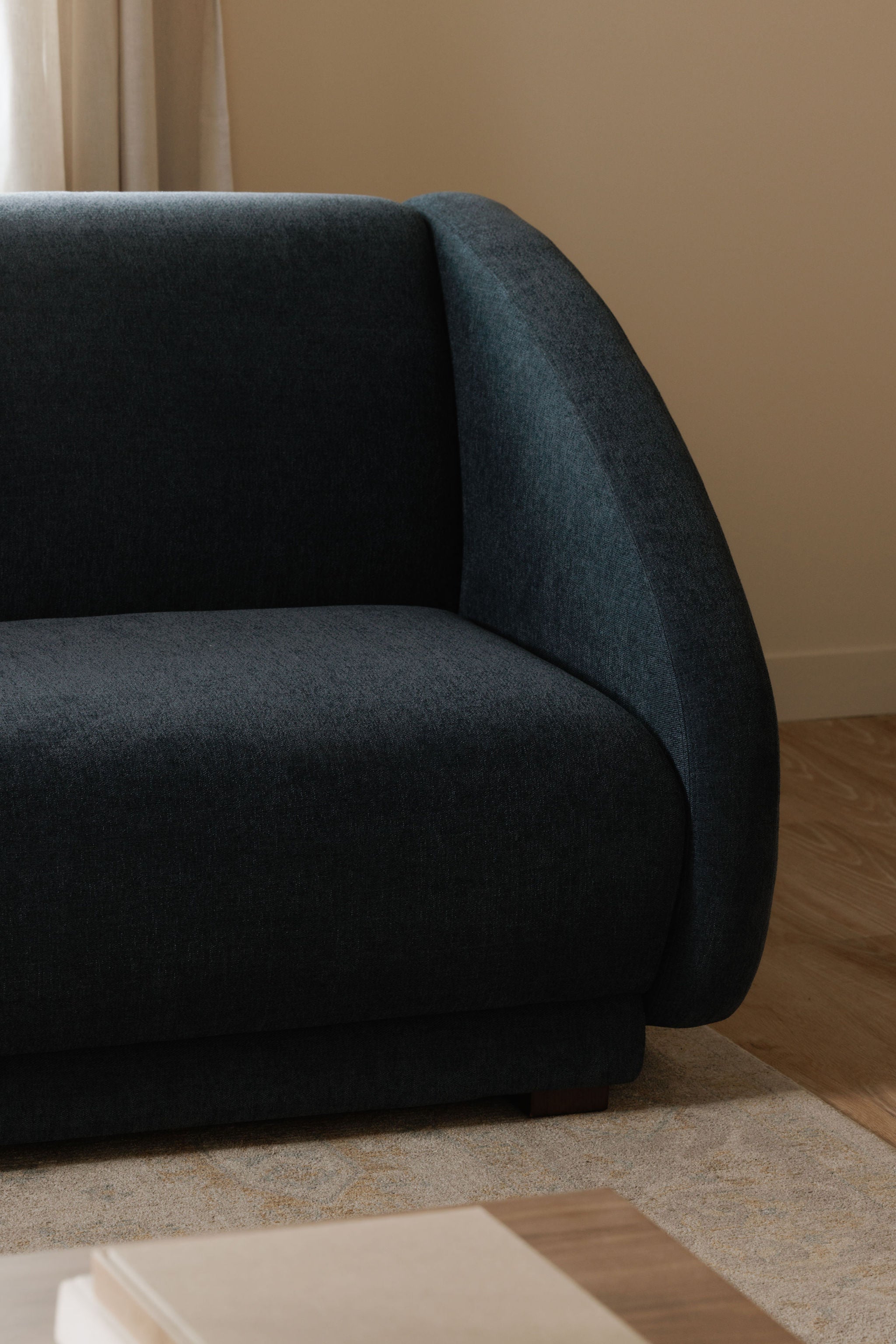Fraser Left Arm Facing Sofa Deep Blue