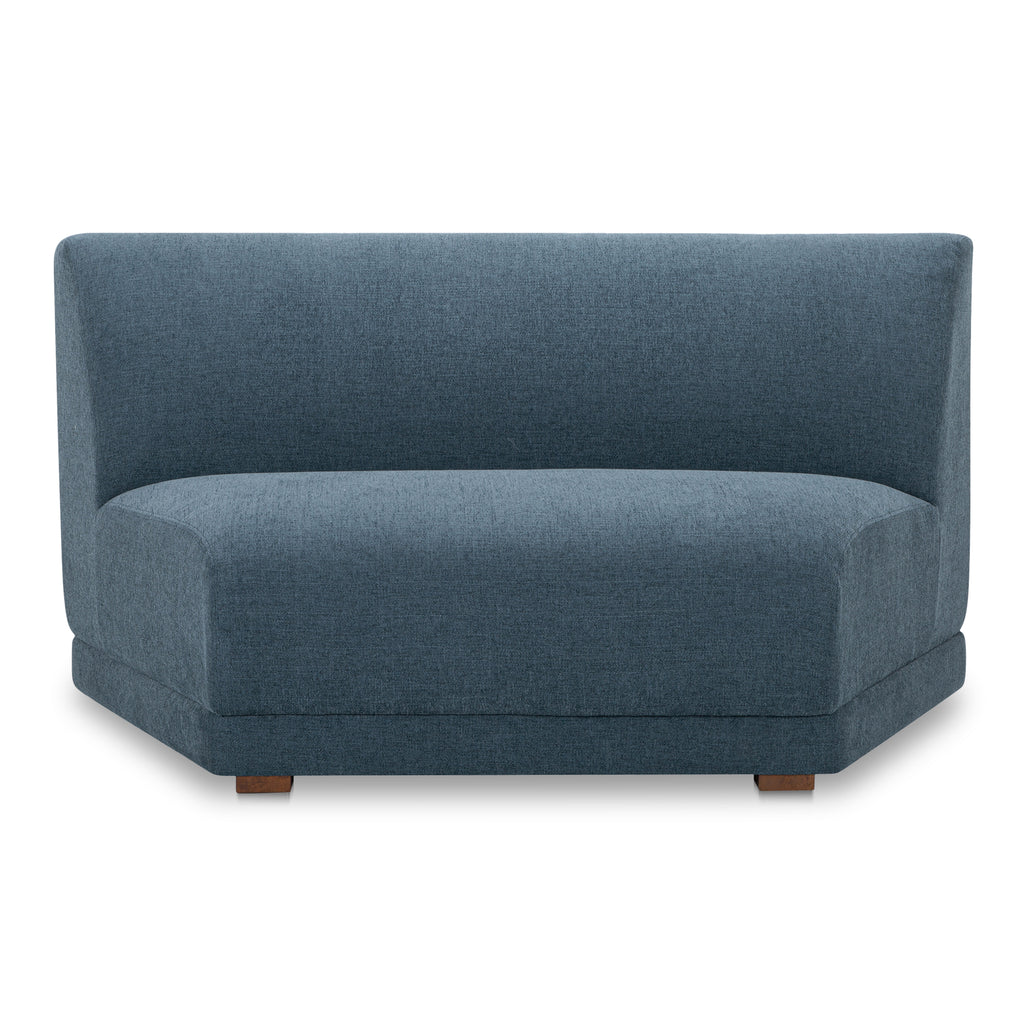 Fraser Wedge Slipper Chair Deep Blue