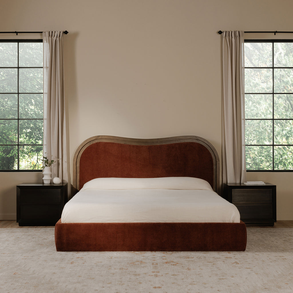 Camilla Queen Bed Chestnut