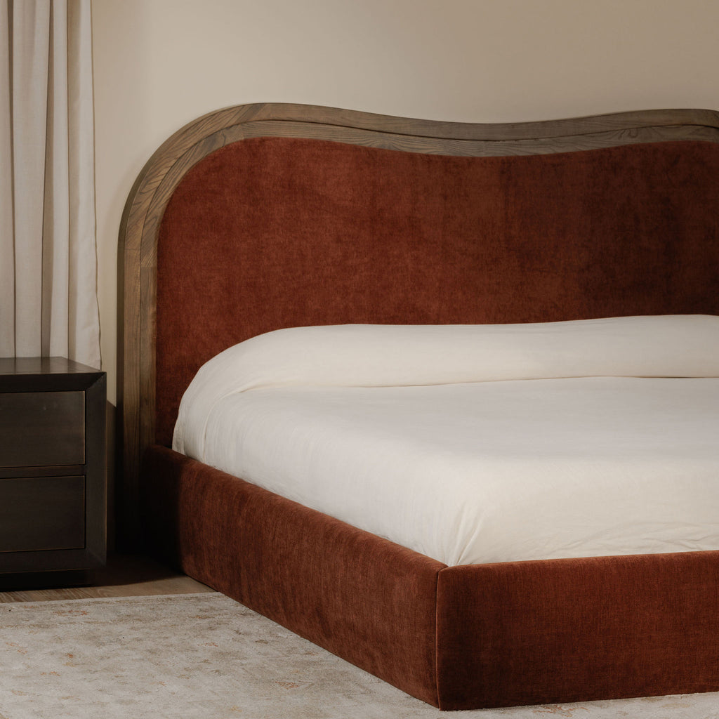 Camilla Queen Bed Chestnut