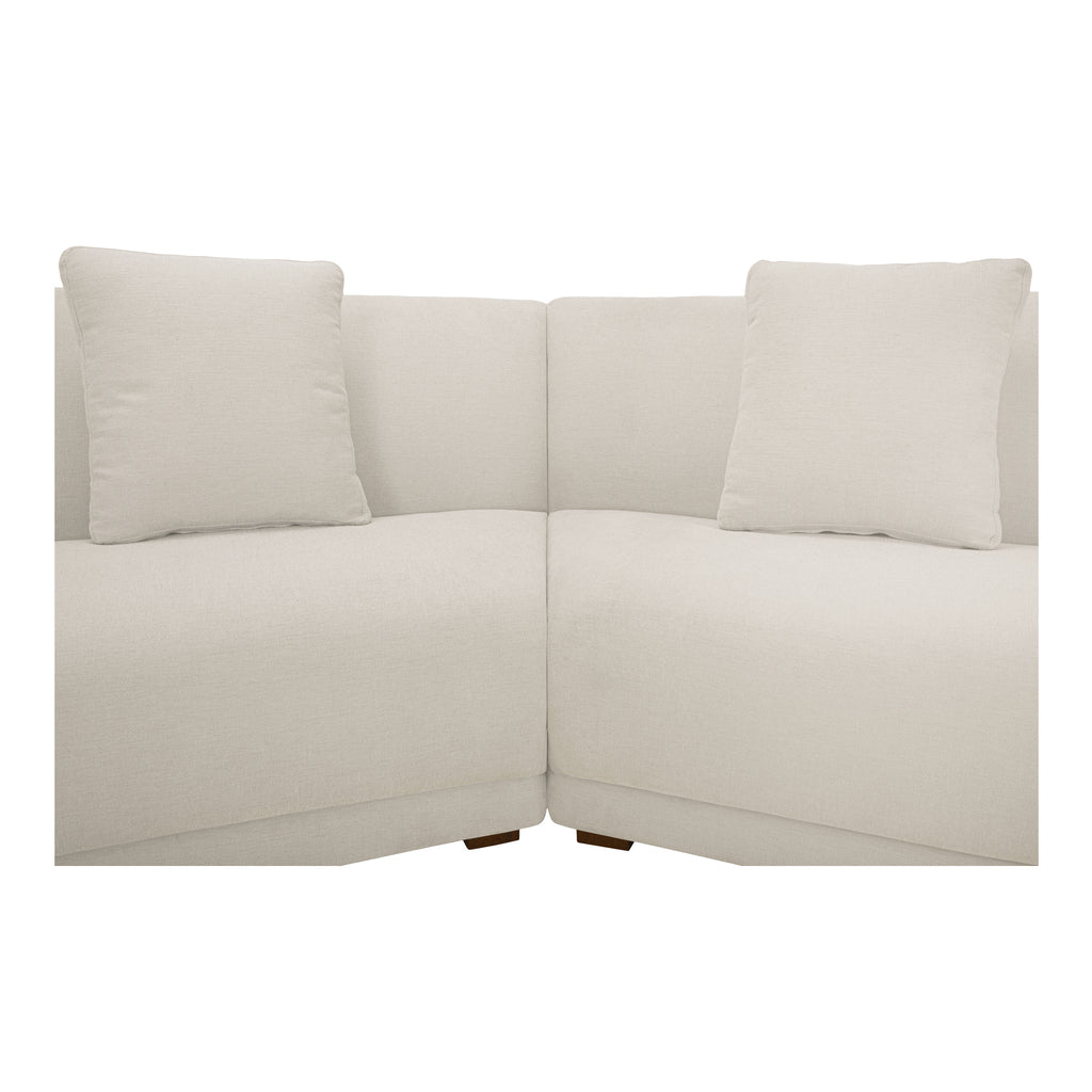 Fraser 3 Piece Modular Sectional with Slipper Off White