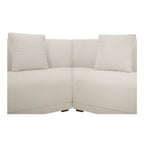 Fraser 3 Piece Modular Sectional with Slipper Off White