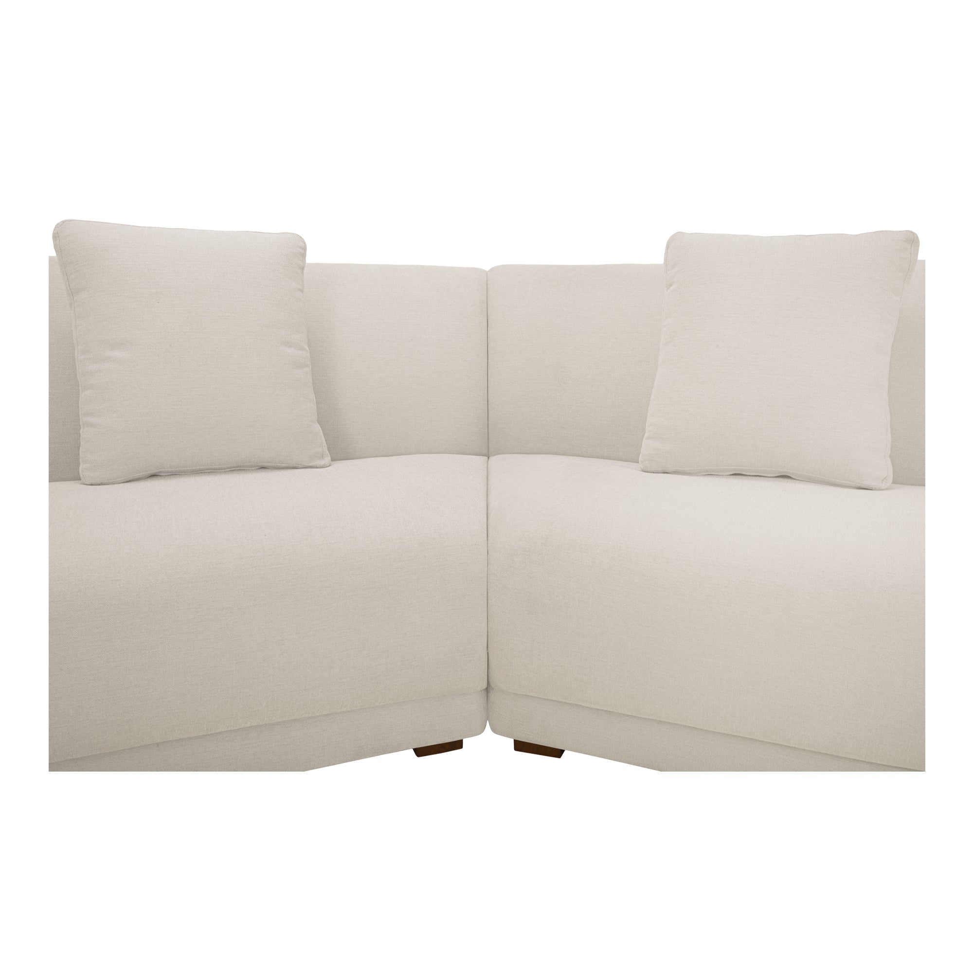 Fraser 3 Piece Modular Sectional with Slipper Off White