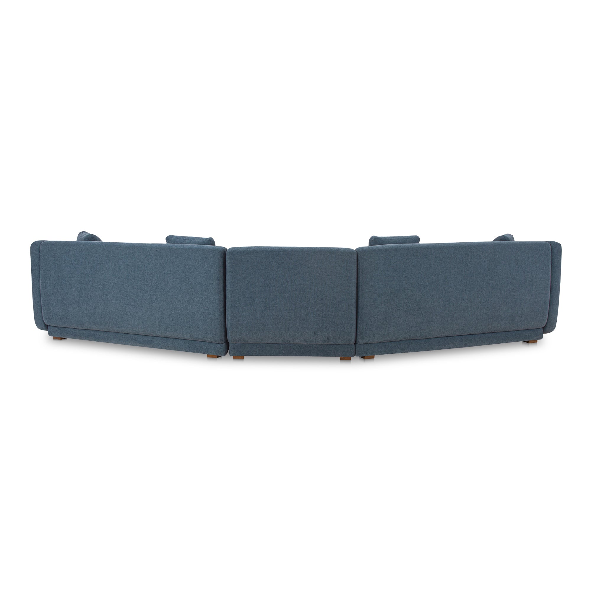 Fraser 3 Piece Modular Sectional with Slipper Deep Blue