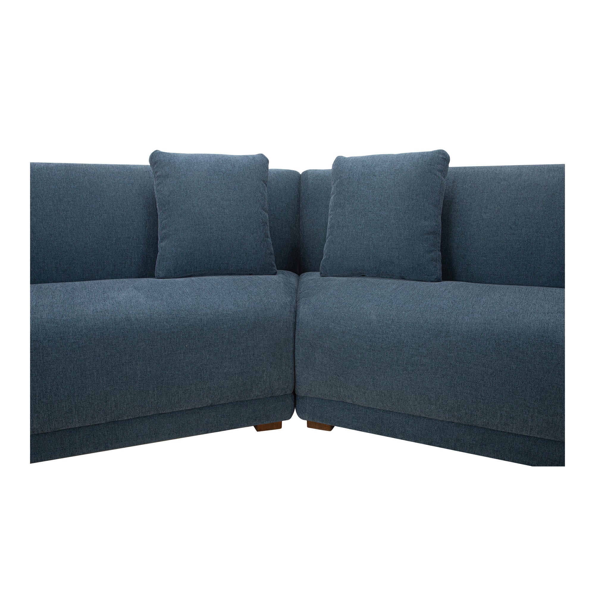 Fraser 3 Piece Modular Sectional with Slipper Deep Blue