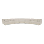 Fraser 5 Piece Modular Sectional Off White