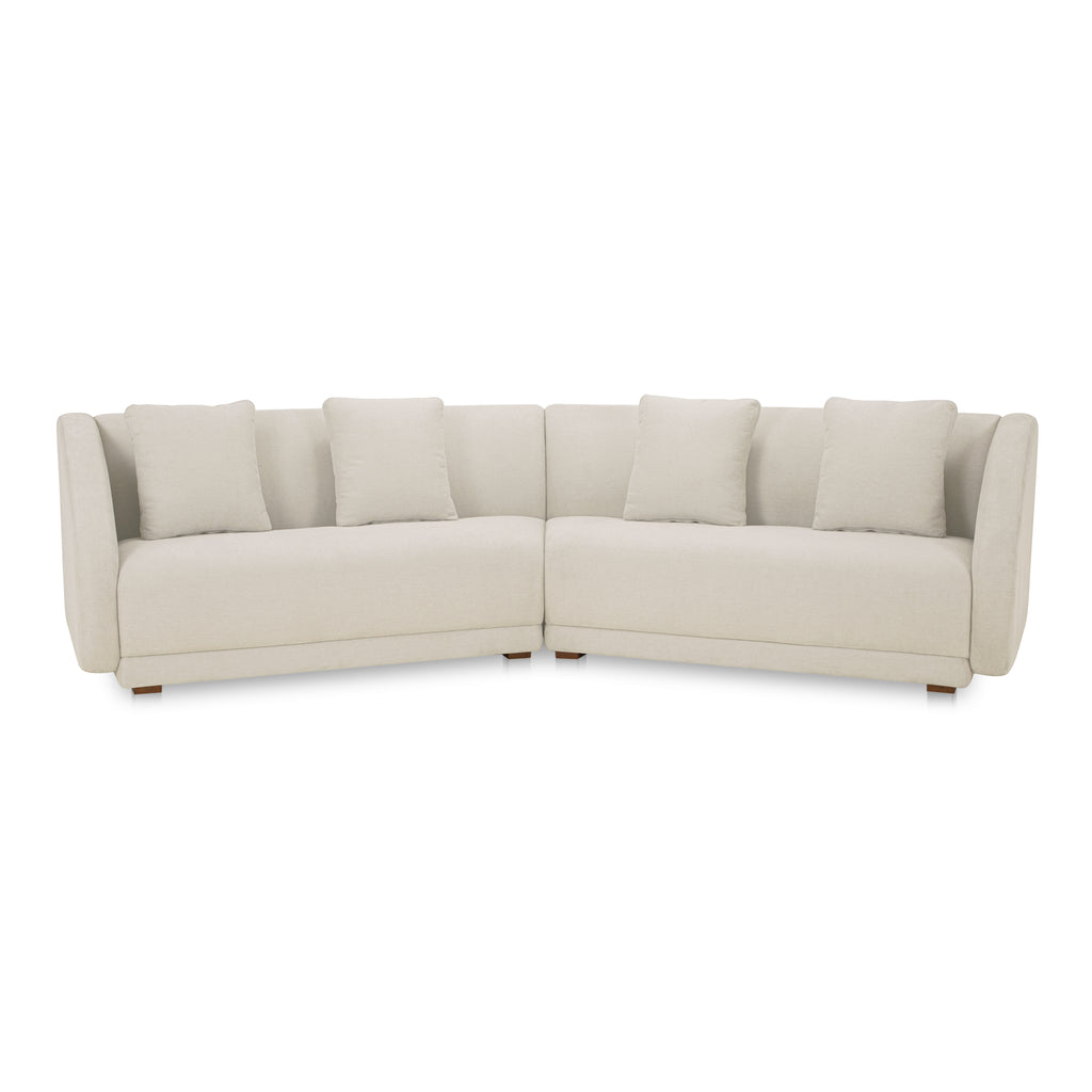 Fraser 2 Piece Modular Sofa Off White